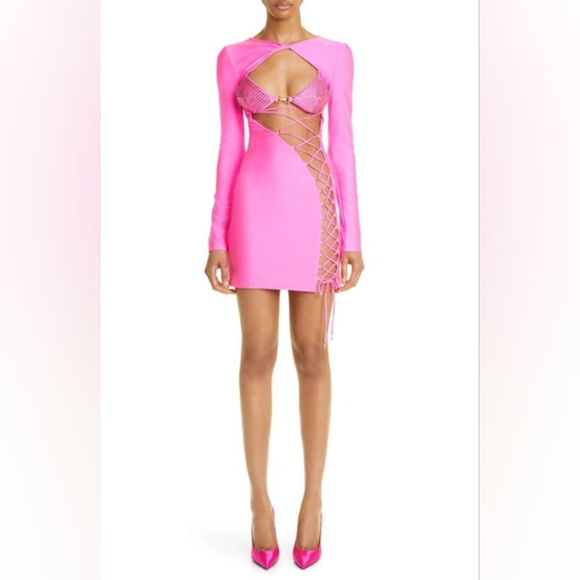 Dundas pink rhinestone dress - Picture 2 of 4